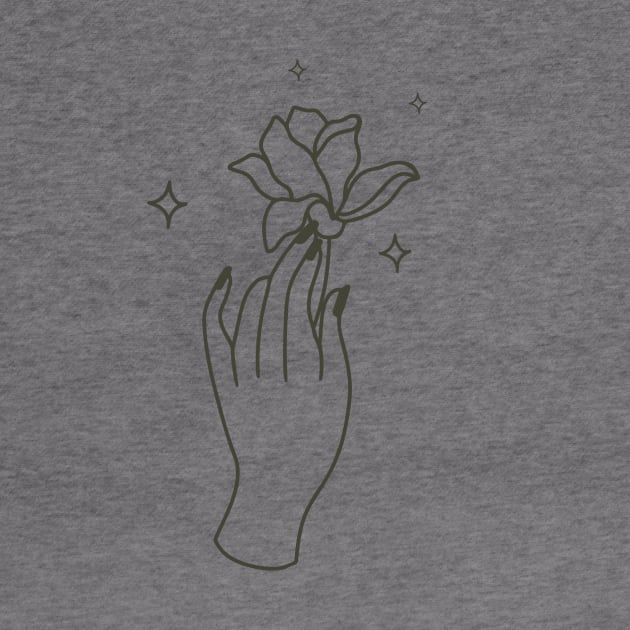 hand and flowers by Vintage Dream